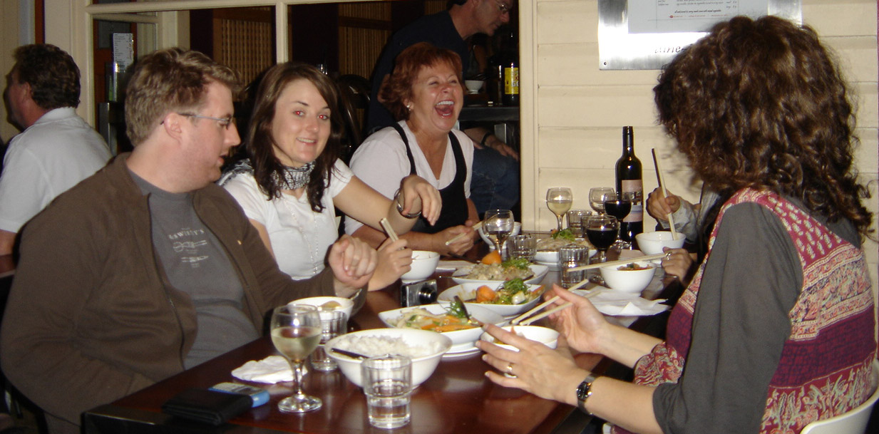 The Winners on Retreat: Chris, Kate, Sue and Theresa